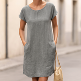 Emilia - linnen jurk voor zomerse elegantie