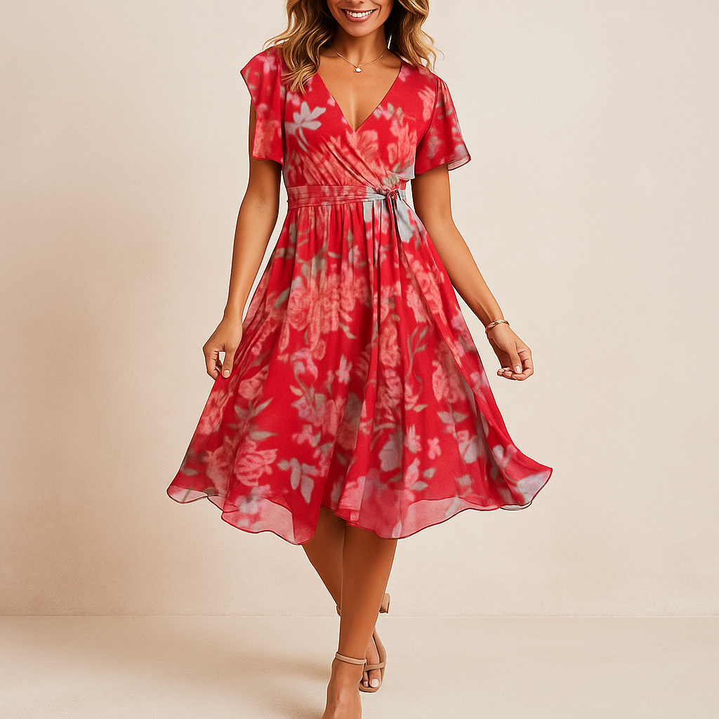 Zomerse jurk met bloemenprint – luchtig en vrouwelijk