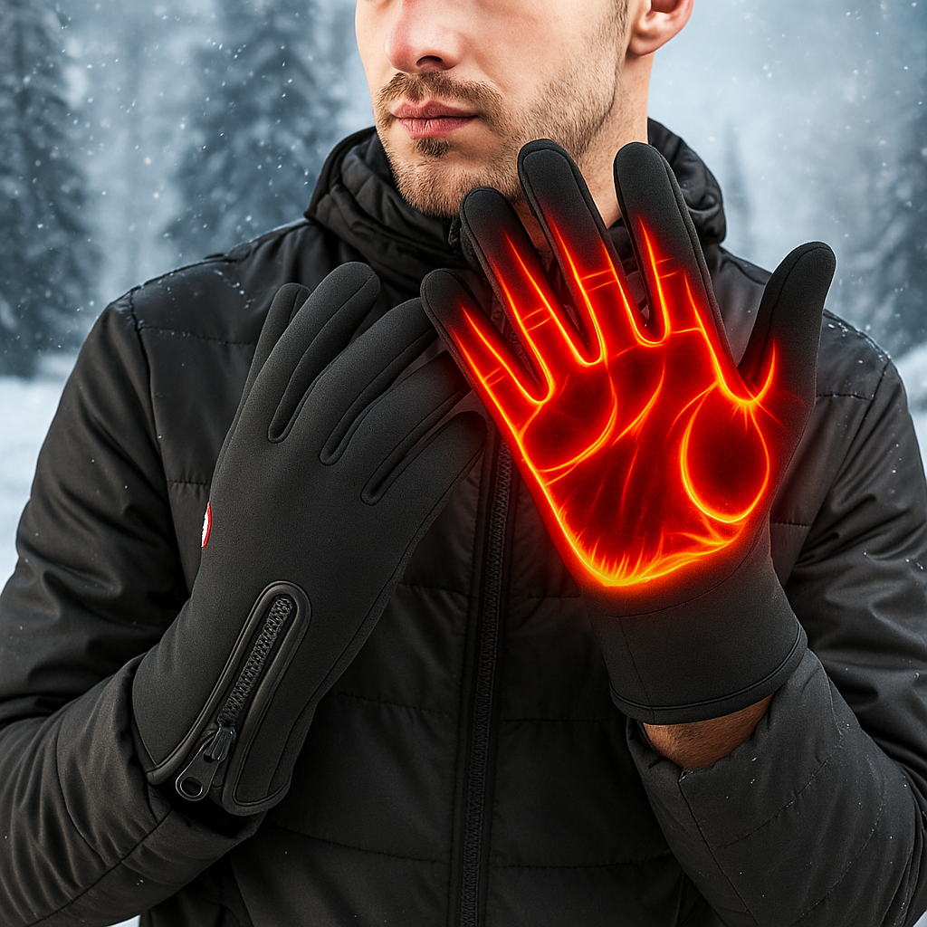 Warme Winterhandschuhe – Touchscreen-kompatibel & Wasserdicht