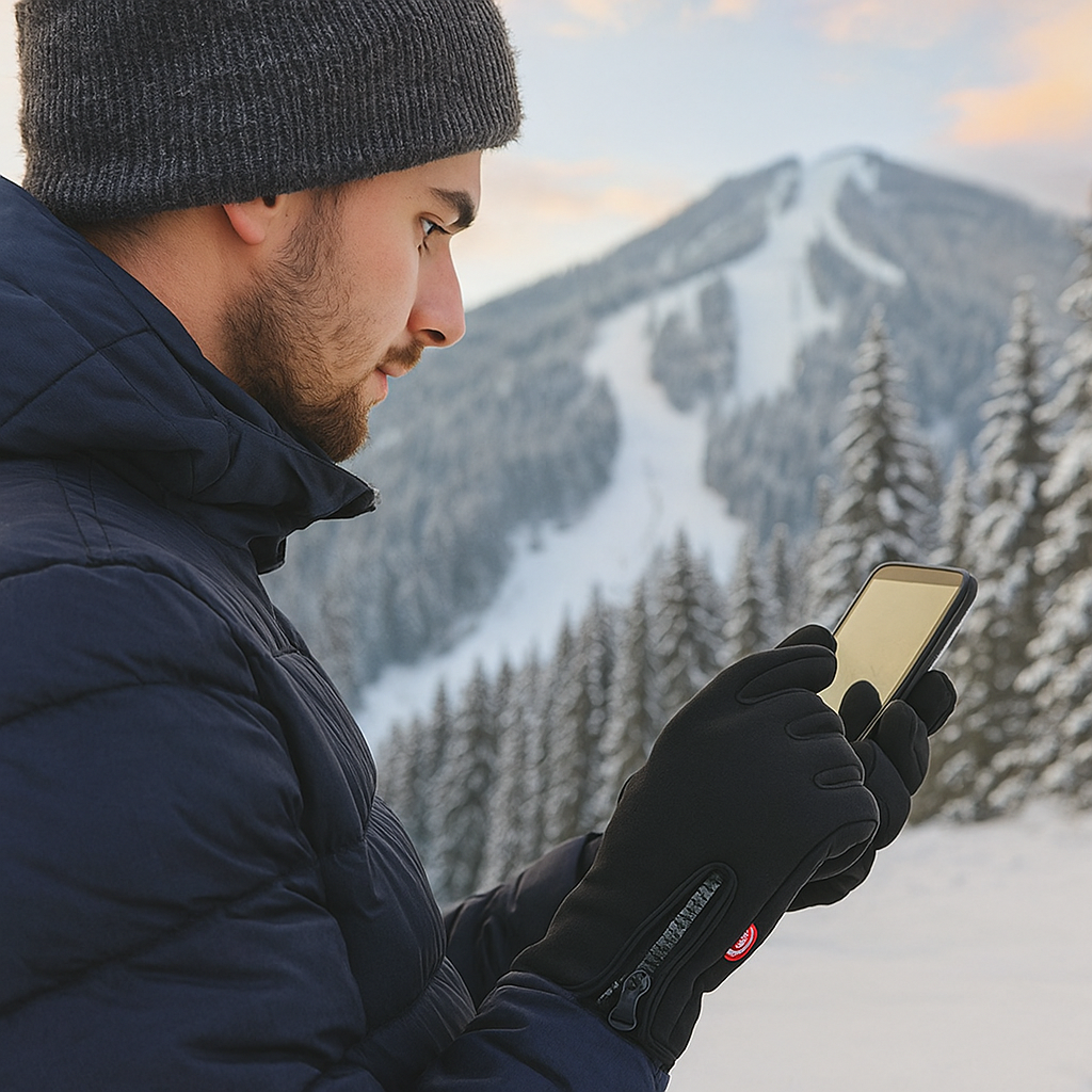 Warme Winterhandschuhe – Touchscreen-kompatibel & Wasserdicht