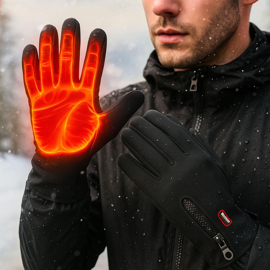 Wärmende, wasserdichte Handschuhe – touchscreenfreundlich & rutschfest