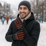 Warme Winterhandschuhe – Elektrische Heizungen, Touchscreen-freundlich & Einstellbare Wärme