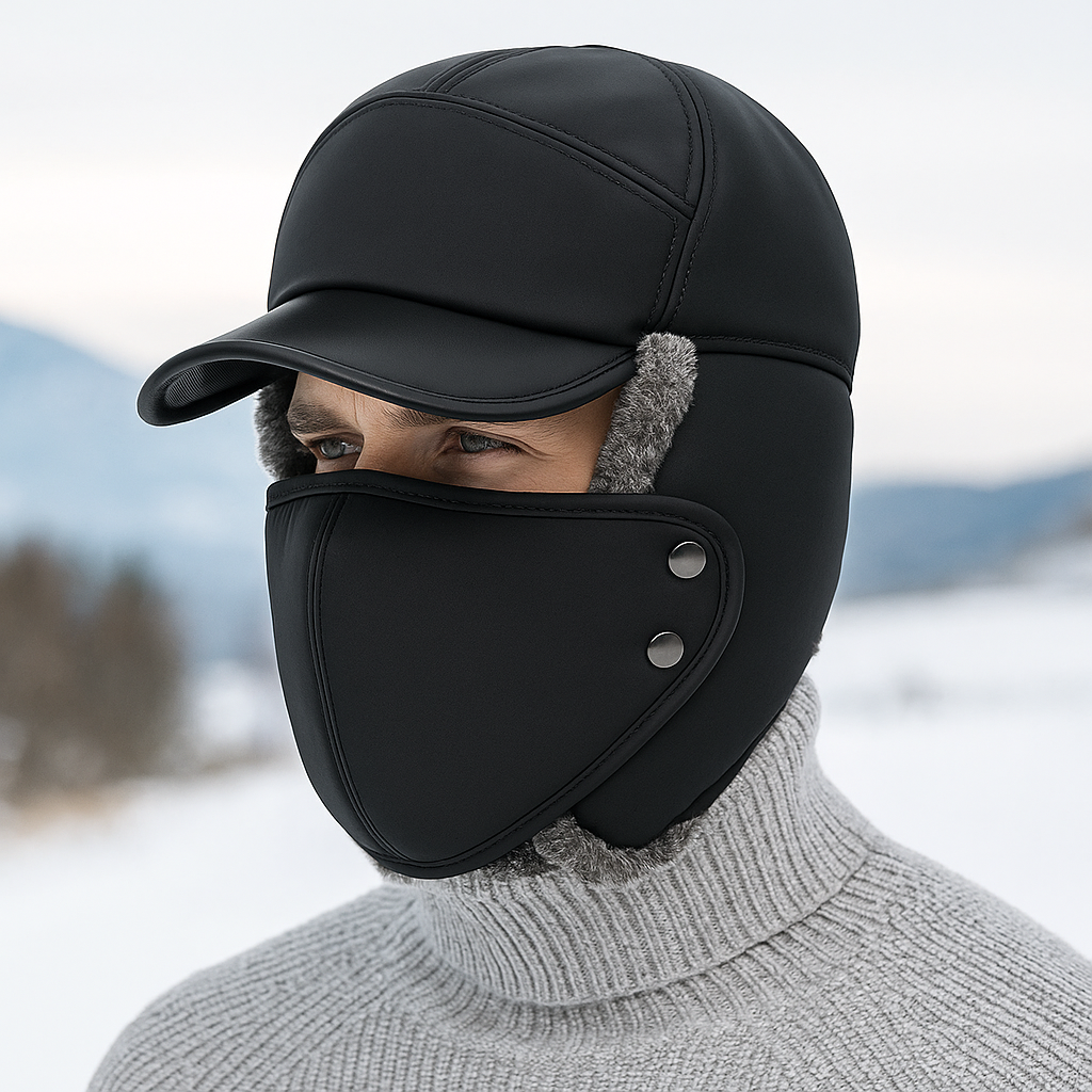 Talvi tuulenpitävä trapper-hattu