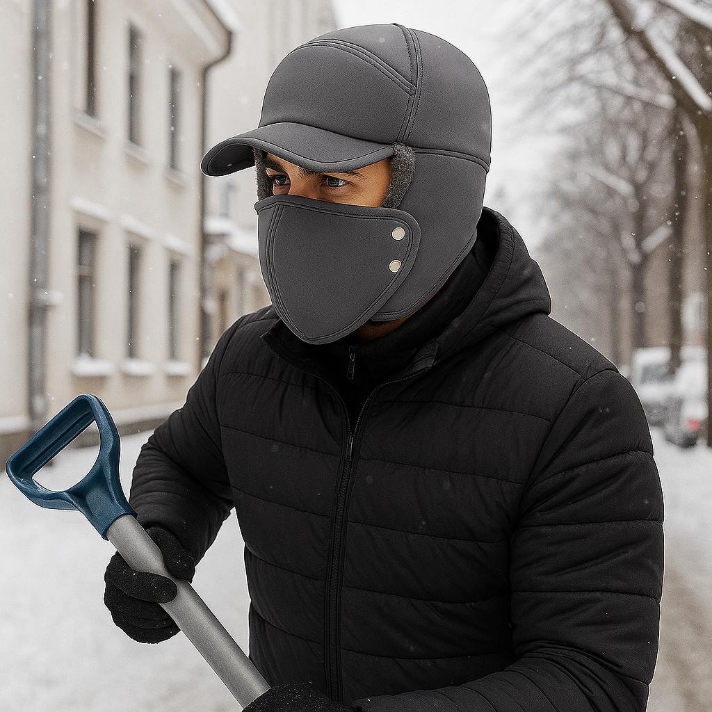 Talvi tuulenpitävä trapper-hattu
