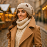 Noëlle – Luksusvillapipo ja -huivi naisille