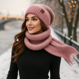 Noëlle – Luksusvillapipo ja -huivi naisille