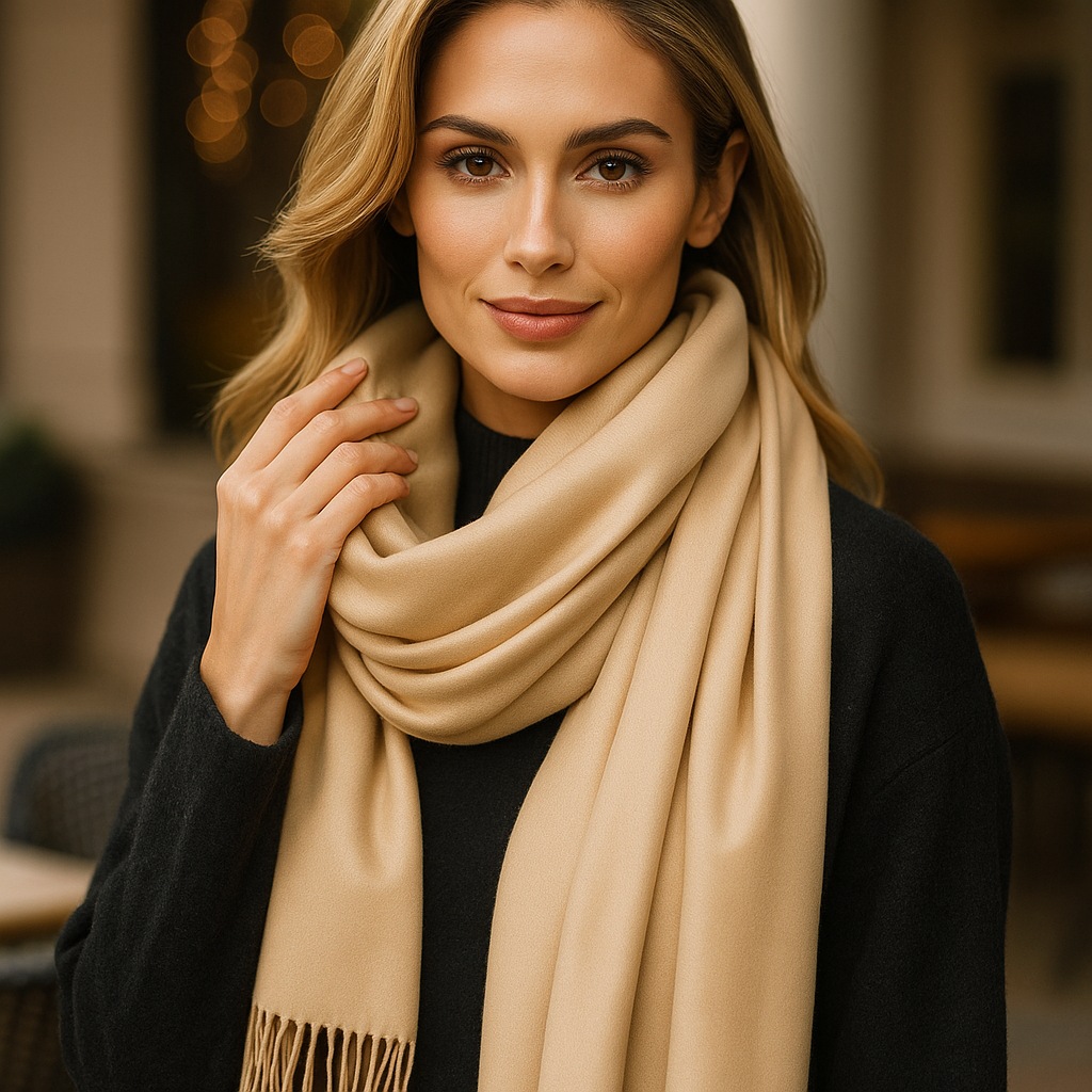 Pashmina Huivi Naisille – Tyylikäs Luksuspehmeys