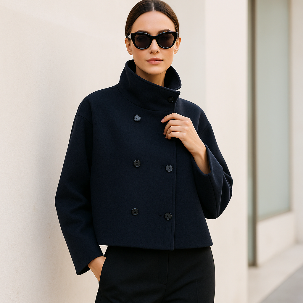 Elise - Stijlvolle korte jas - Moderne draai