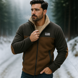 Warme fleecejas voor heren - zachte voering - ritszakken - winddicht