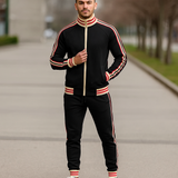 Fin - Heren gestreept sportpak - Ademend trainingspak