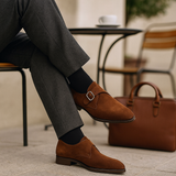 Ethan - Heren - Fluwelen - Monk strap - Schoenen