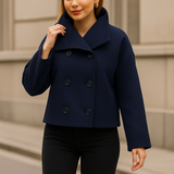 Valery - Stijlvolle korte jas - Met dubbele knopen