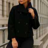 Valery - Stijlvolle korte jas - Met dubbele knopen