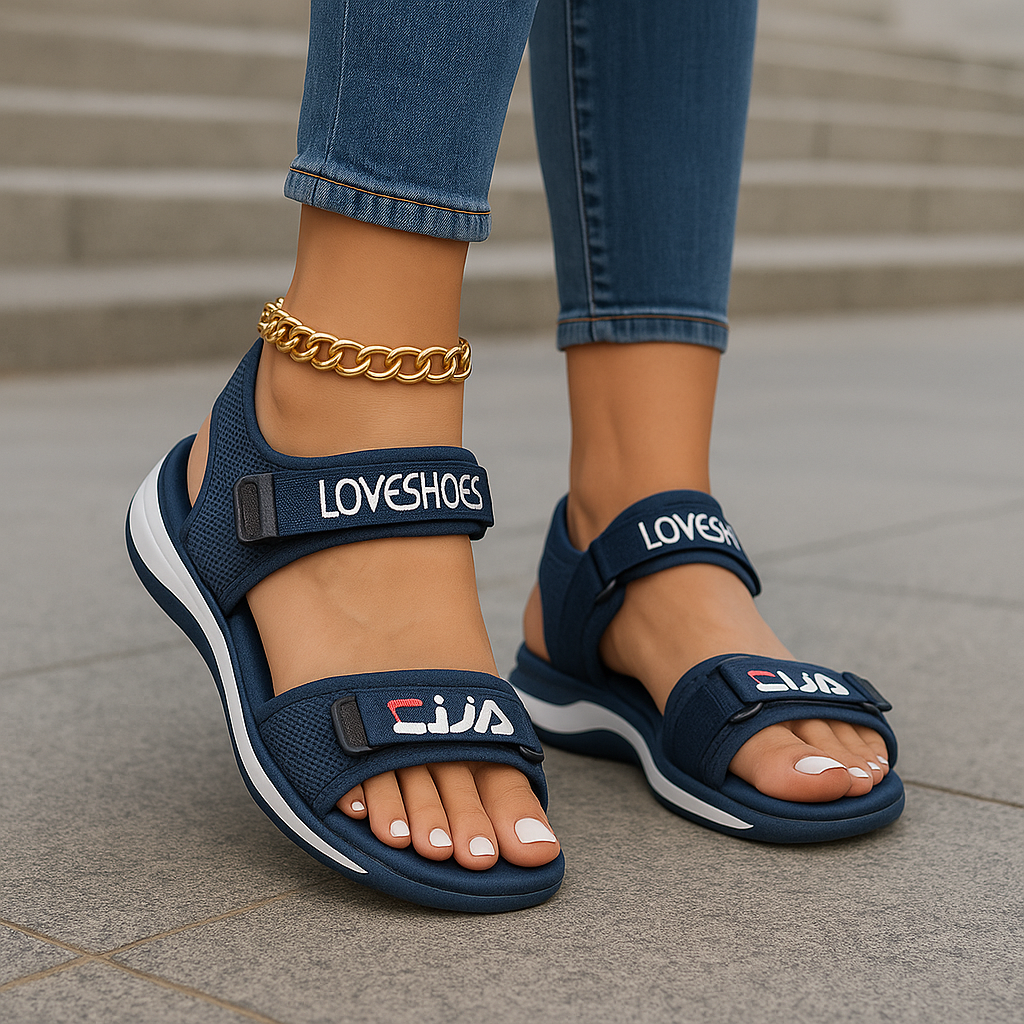 Dames sportieve sandalen - stedelijk comfort - lichte demping