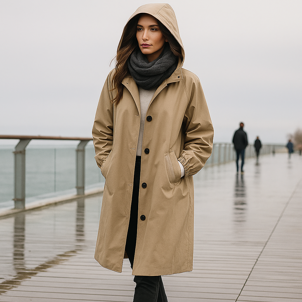 Op maat gemaakte windjas voor dames - comfort - stijl - functionaliteit