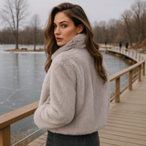 Daena zachte leren jas – comfortabel - stijlvol - warm