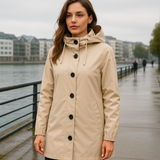 Dames Waterdichte Regenjas - Lichtgewicht Windjack - Zonder Capuchon Outdoor