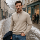 Basics | Miesten kashmir villapaita vetoketjulla