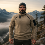 Tuulenpitävä - Taktinen - Miesten Fleece-Pullover