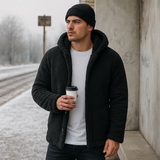 Miesten fleece-huppari - lämmin - pehmeä