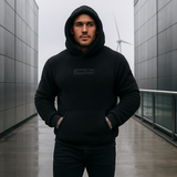 Pehmeä pörröinen miesten huppari - vuorattu - hupulla