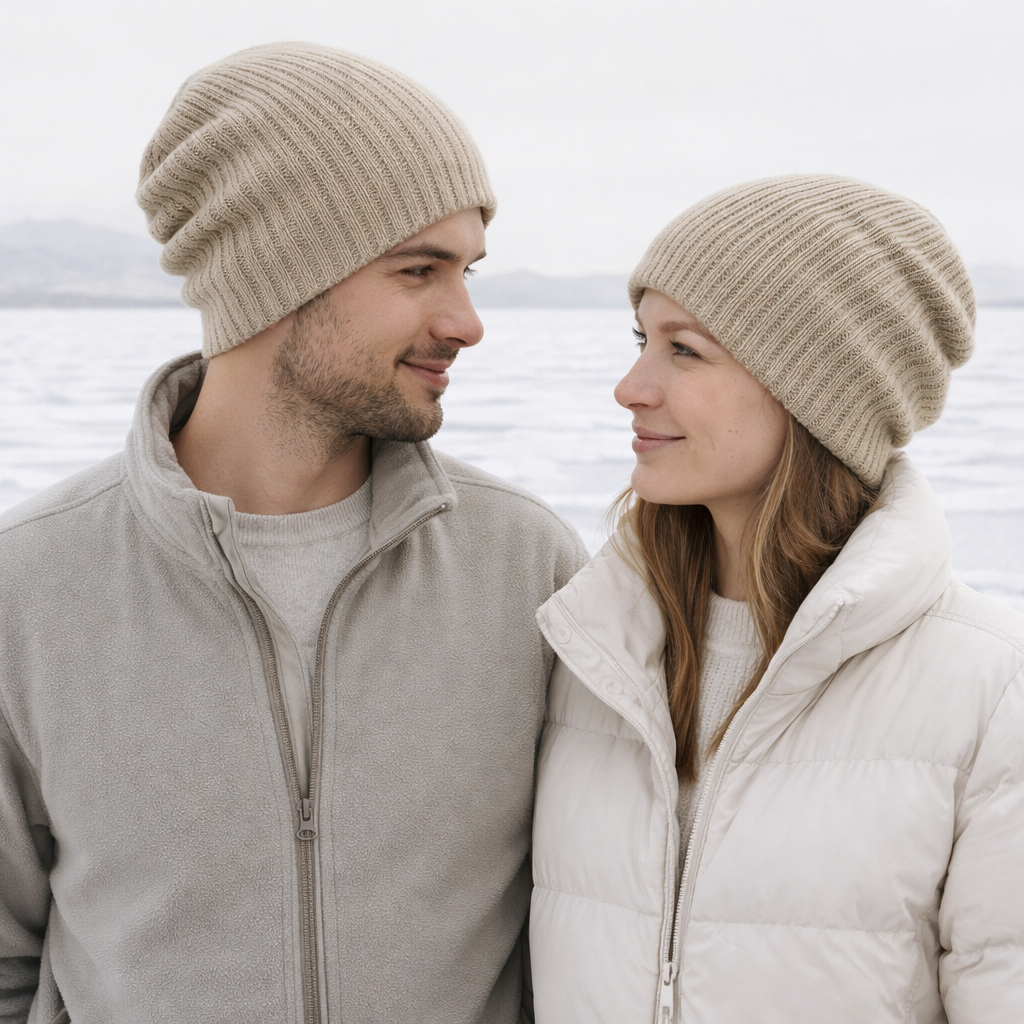 Unisex kevyt neulottu balaclava-pipo - talvihattu - lämmin