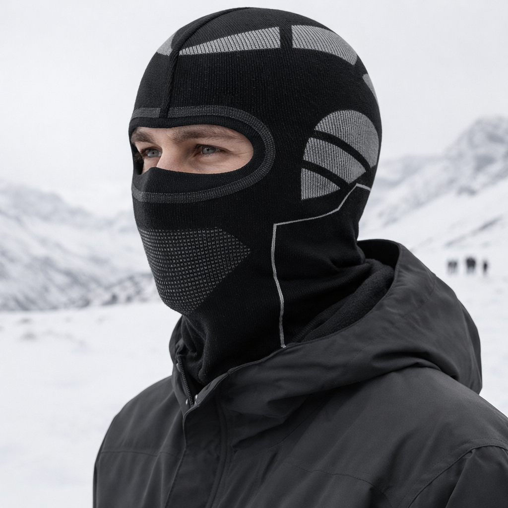 Unisex Thermal Full-Face Balaclava - tuulenkestäviin talviurheiluihin