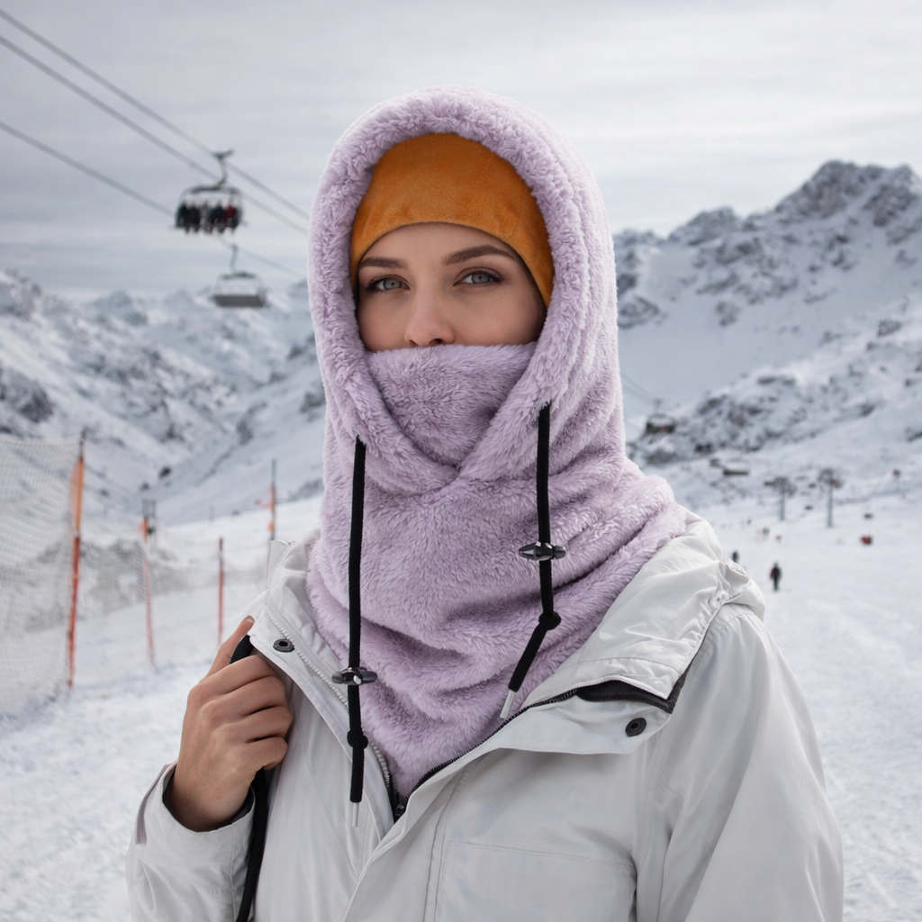 Koko Kasvo - Tuulenpitävä Fleece Talvimaski