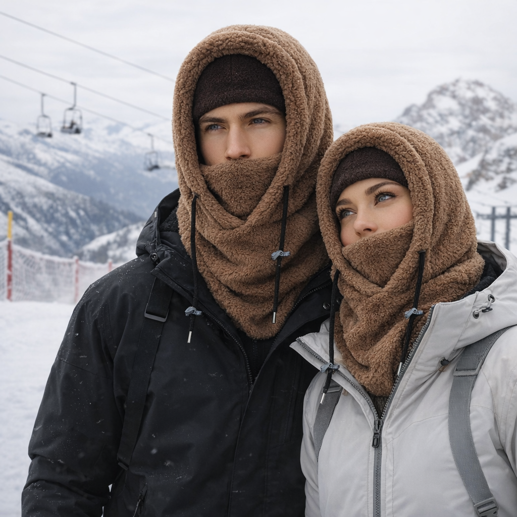 Koko Kasvo - Tuulenpitävä Fleece Talvimaski