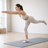 Naisten Pilates Viisi Varvasta Liukumattomat Puuvillajoog socksit