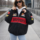 Women's Oversized Racing Jacket Streetwear