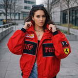 Women's Oversized Racing Jacket Streetwear