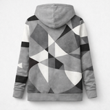 Naisten huppari | Geometrinen kuvio | Rento pullover-tyyli