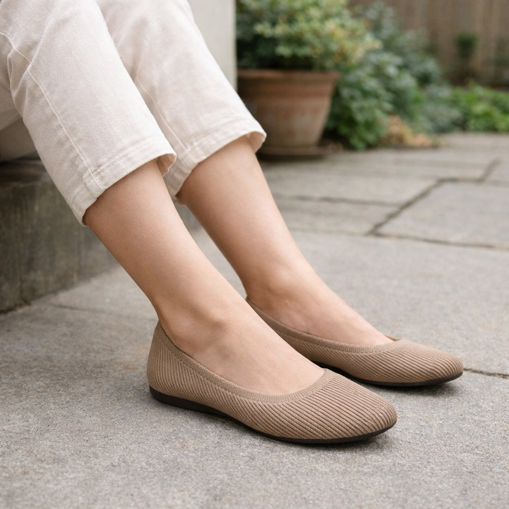 Naisten ballerina-ballerinat | Ortopedinen mukavuus, pehmustettu slip-on