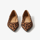 Naisten balettikengät | Leopardinprintti | Elegantti slip-on-tyyli