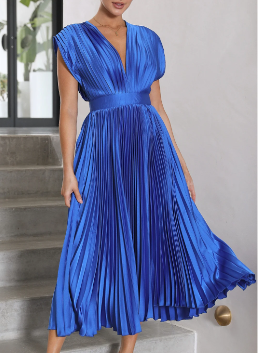 Cléophée - Elegantti ja hienostunut pitkä mekko-Mekot-EmiyoSuomi