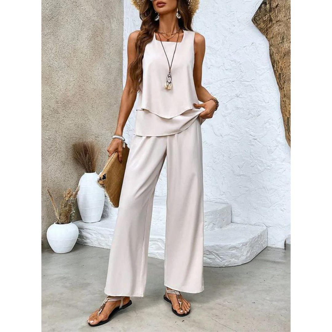 Sony - Tyylikäs kevyt kesäsetti naisille - Kompletti