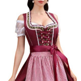 Dame Dirndl Mekko - Korkealaatuinen Materiaali - Perinteinen Oktoberfest Asu