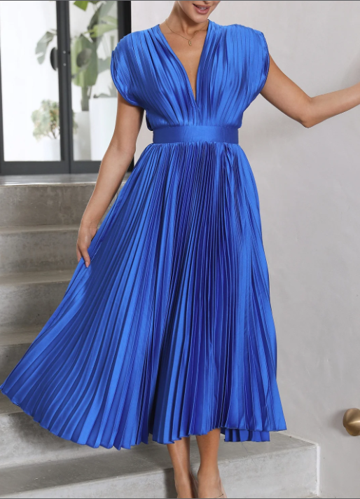 Cléophée - Elegantti ja hienostunut pitkä mekko-Mekot-EmiyoSuomi