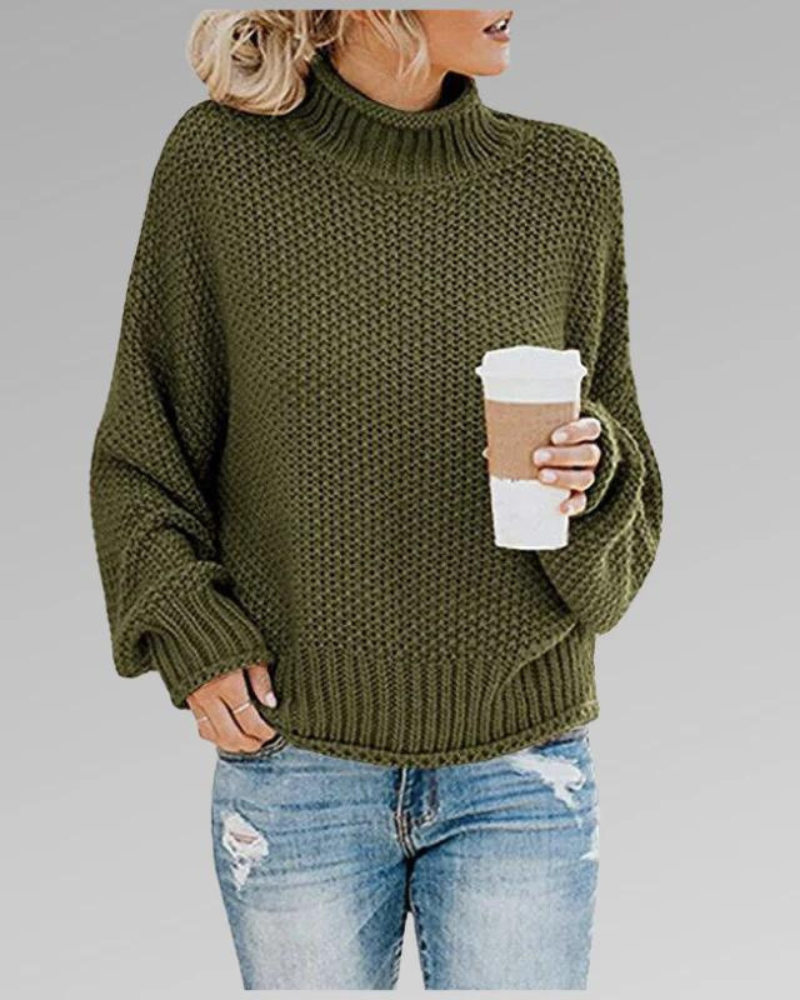 EMMA | Pusero korkealla kauluksella-Pullover-EmiyoSuomi