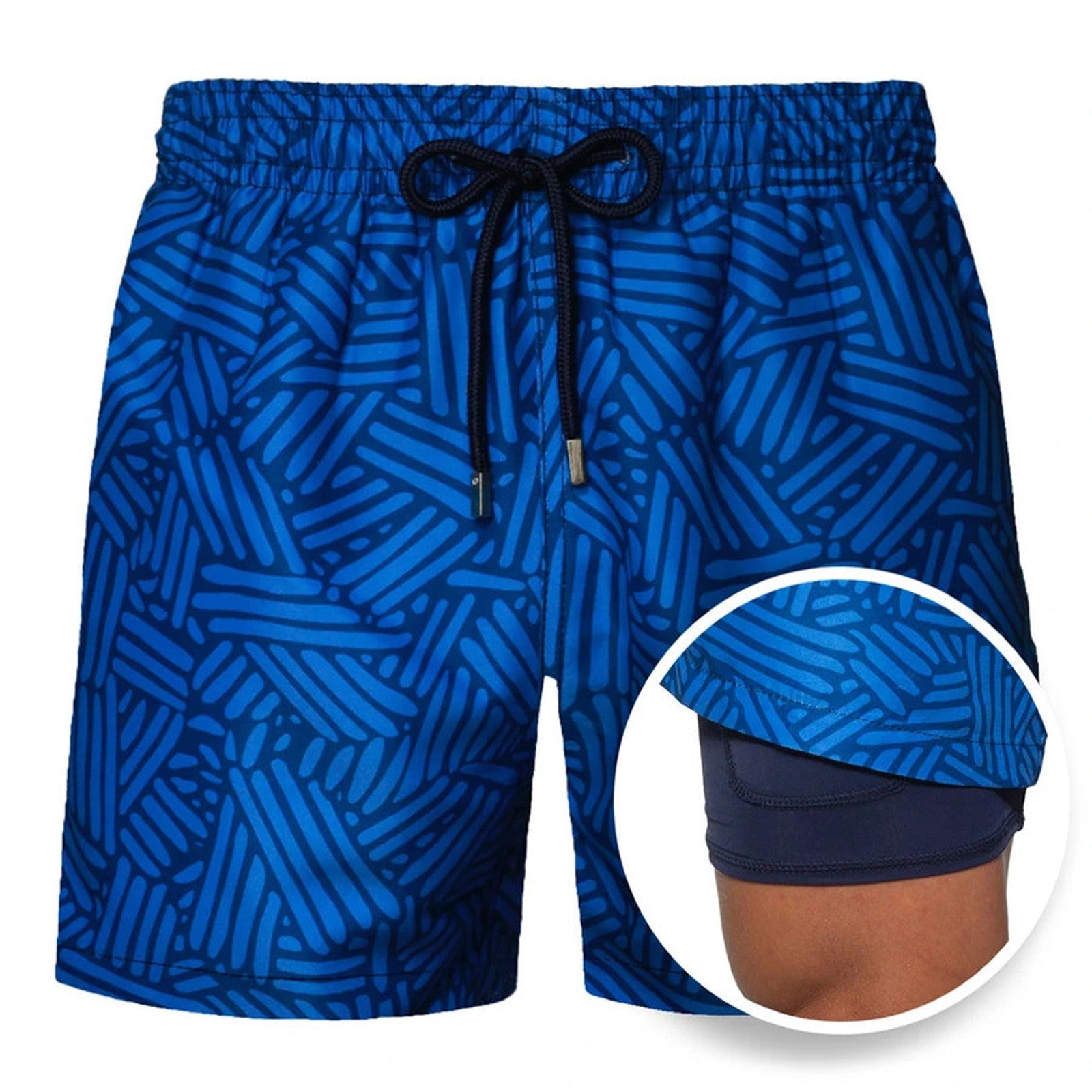 Conrad – Lyhyt Polyesteri Kaksoiskerros-Miesten shortsit-EmiyoSuomi