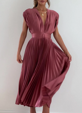 Cléophée - Elegantti ja hienostunut pitkä mekko-Mekot-EmiyoSuomi
