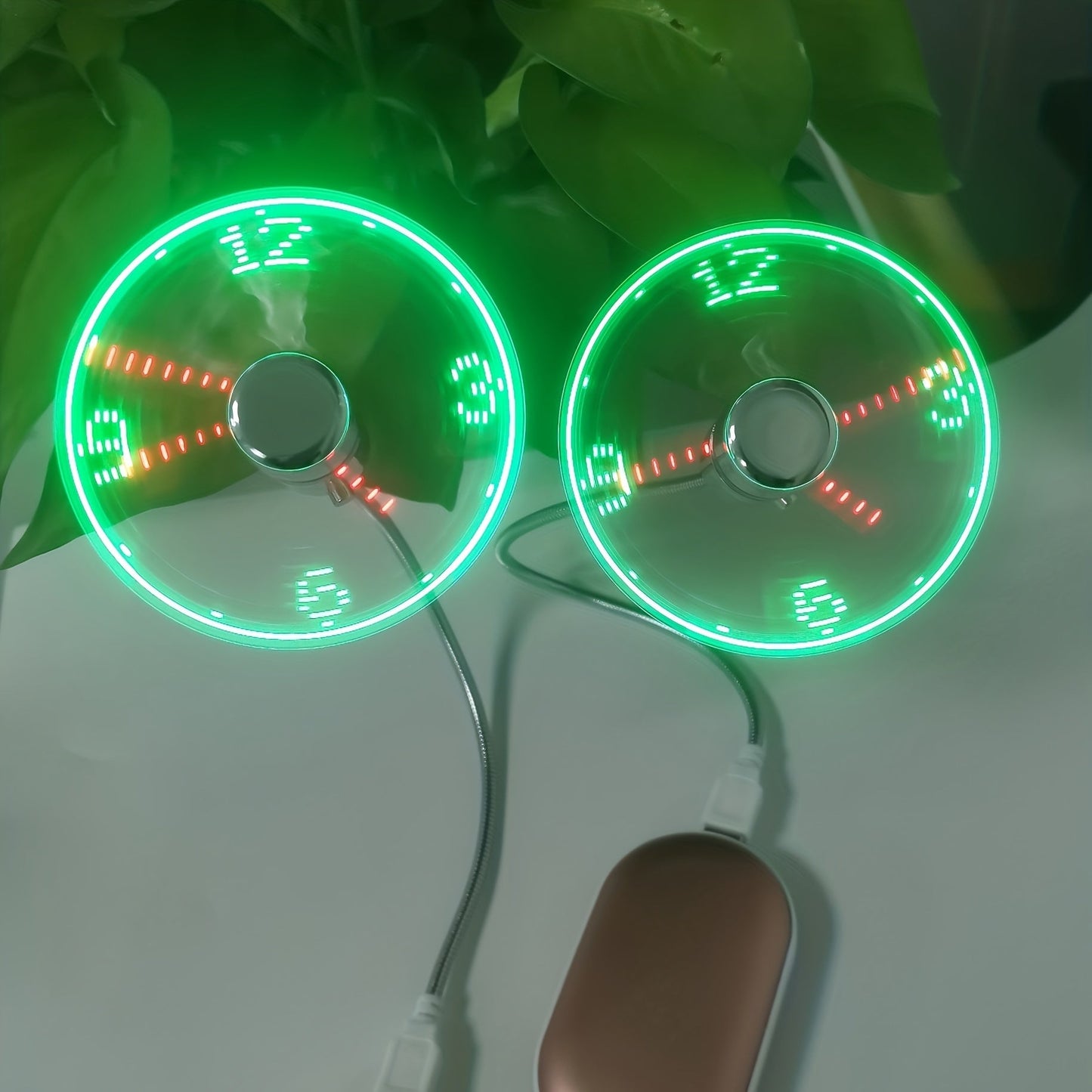 USB-pöytätuulettimen LED-kellonäyttö-jäähdytys-EmiyoSuomi
