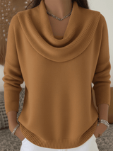 Naisten Merino Villa Cowl Neck Neule