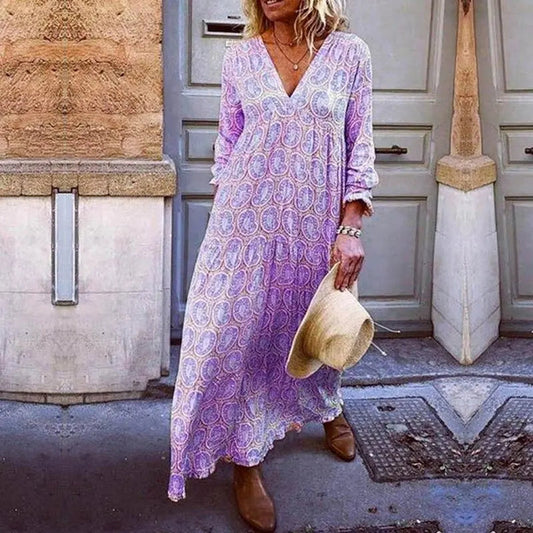 Ibiza Glamour Mekko Naisille V-pääntie Kuvio vivano-warszawa