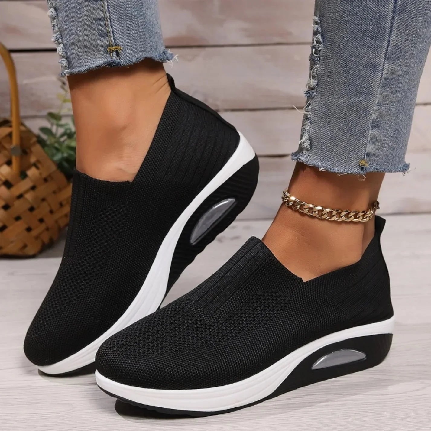 Naisten kengät | Ortopedinen slip-on, hengittävä mesh