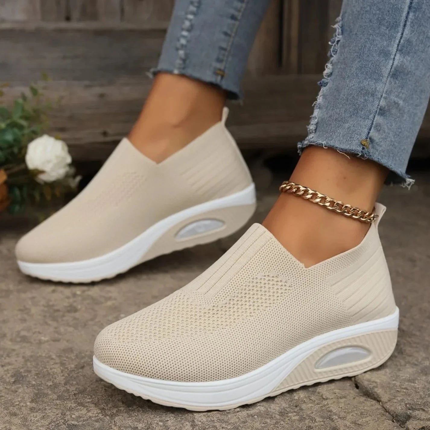 Naisten kengät | Ortopedinen slip-on, hengittävä mesh