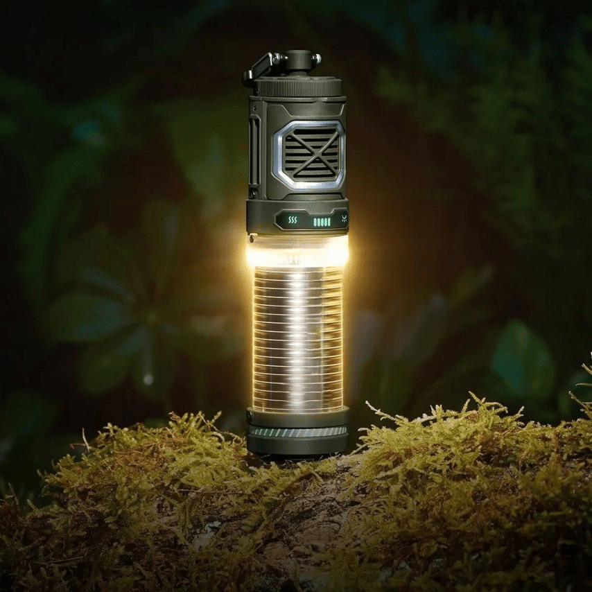 3 in 1 Vesitiivis Hyttyskarkotin & Lyhty Ripustuskoukulla Kotiin ja Matkalle - EmiyoSuomi - Leirintäalue