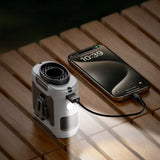 3 - in - 1 Vyötuulettaja, jossa on Taskulamppu ja Powerbank - EmiyoSuomi - jäähdytys