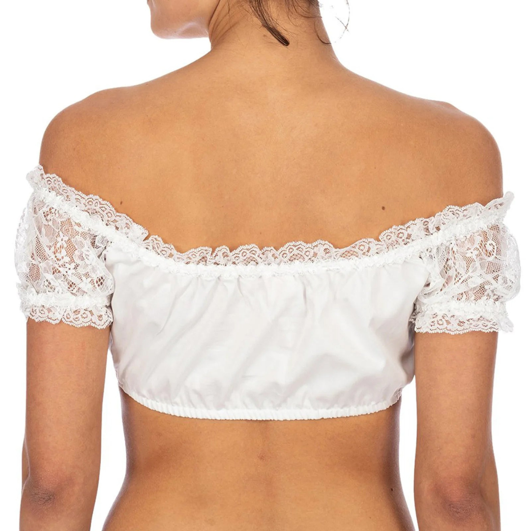 Naisten Dirndlbluse - Pehmeä Materiaali - Elegantti Oktoberfest Ilme